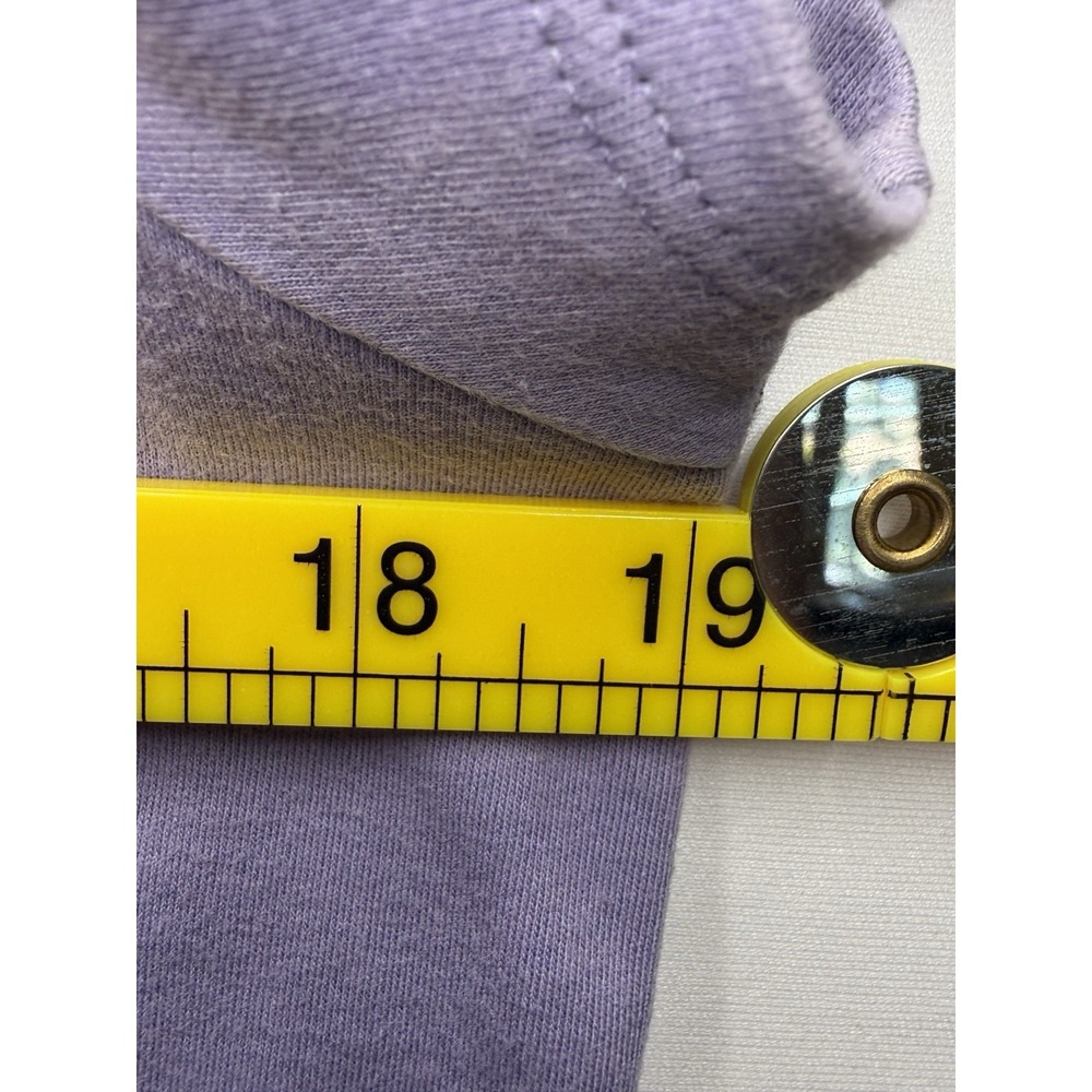 Eileen Fisher Women's M Purple Lavender 100% Cotton Crew Neck Short Sleeve Tee - Picture 6 of 8